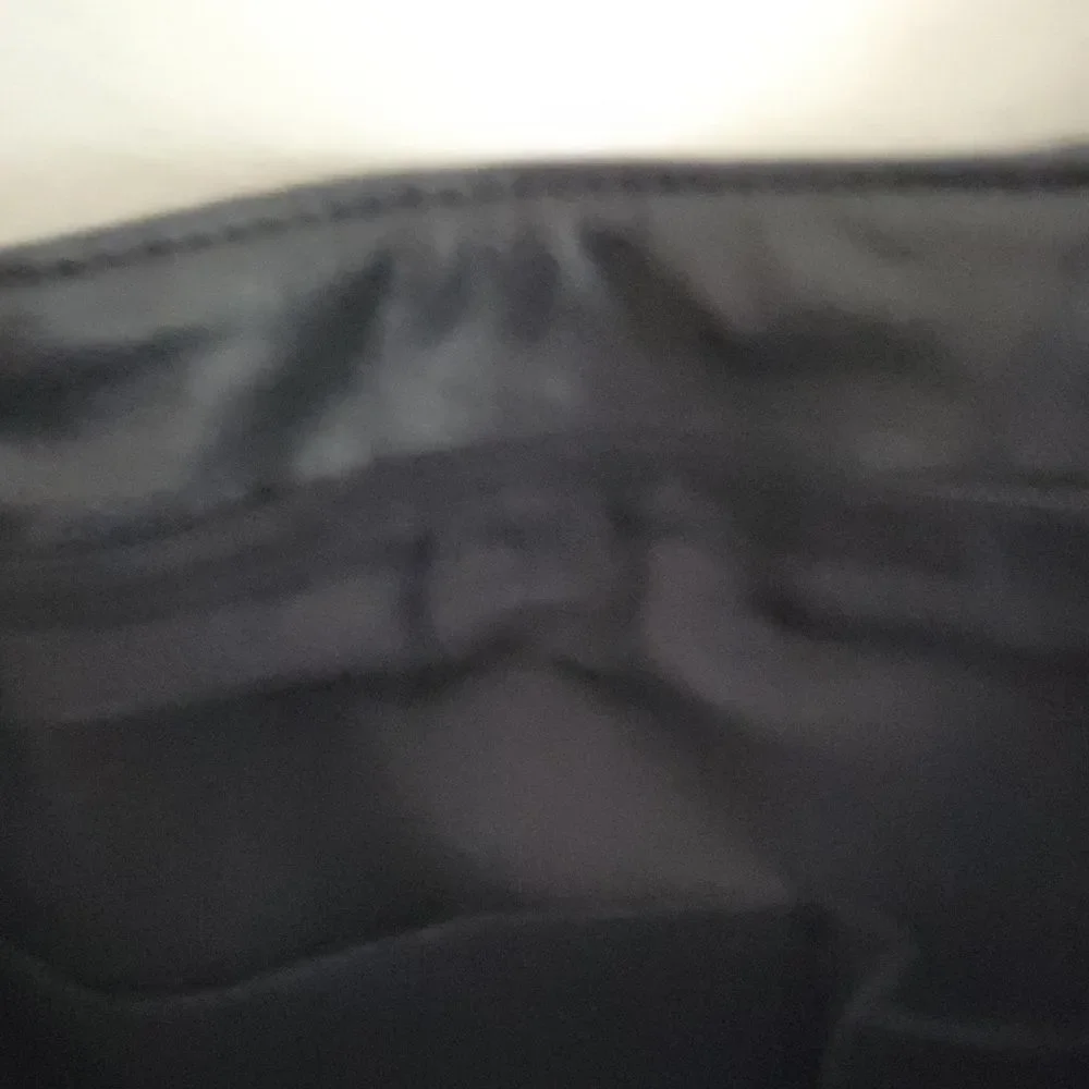 Vintage Black Vegan Shoulder Bag